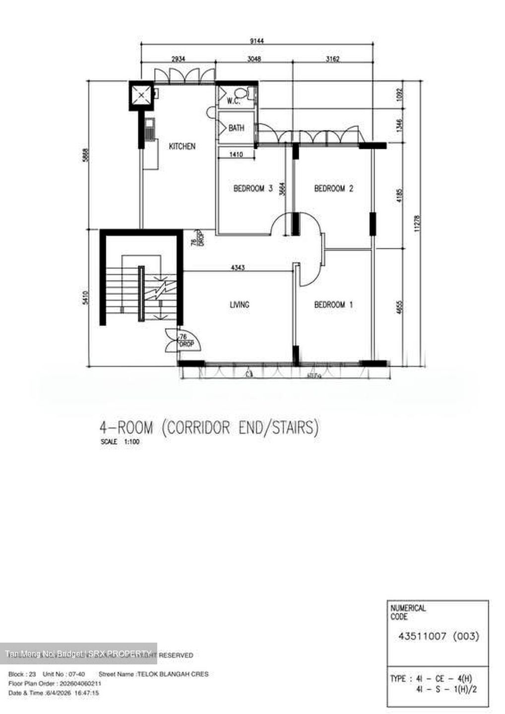 Blk 23 Mount Faber View (Bukit Merah), HDB 4 Rooms #551430981